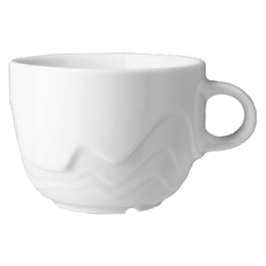 Чашка чайная «Мелодия»;фарфор;230мл;D=85,H=60,B=110мм;белый COM- 3140359