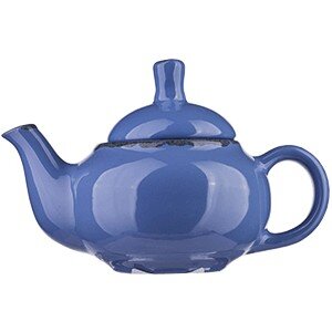 Чайник «Синий крафт»;керамика;400мл;голуб. COM- 3150776