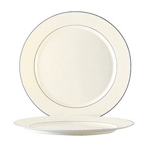 Тарелка «Рисепшн» пирожковая;стекло;D=155,H=15мм;слон.кость,серый COM- 3010104