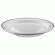 Тарелка мелкая «Блэк Лайн»;фарфор;D=160,H=13мм;белый,черный COM- 03010177