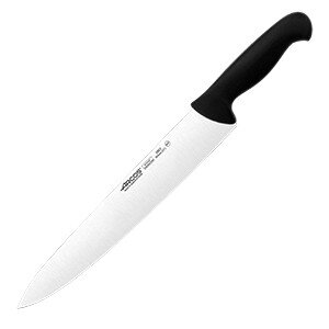 Нож поварской «2900»;сталь нерж.,полипроп.;,L=43/30,B=5см;черный,металлич. COM- 4072447