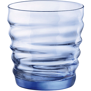 стакан bormioli rocco «рифлесси»;стекло;300мл;d=82,h=88мм;синий, qg5.80520