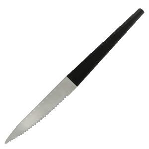Нож для стейка «Трапе»;сталь нерж.,пластик;,L=230/110,B=17мм;металлич.,черный COM- 3113108