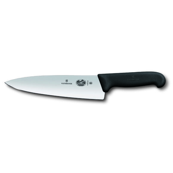Нож поварской 20 см фиброкс ручка черная Victorinox Fibrox, RIC - 70001015