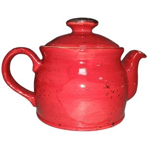 Чайник «Крафт Рэд»;фарфор;425мл;красный COM- 3150487