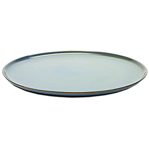 Тарелка;керамика;D=260,H=15мм;серый COM- 3012436