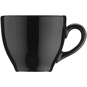 Чашка чайная «Нанокрем Блэк»;фарфор;220мл;D=90,H=64мм;черный COM- 3141908