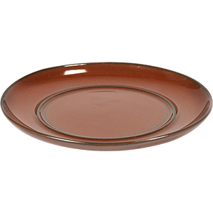 Блюдце;керамика;D=135/80,H=12мм;коричнев. COM- 03024221
