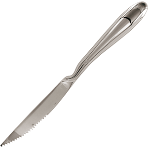 Нож д/стейка с ручкой эрго «Анзо»;сталь нерж.;,L=230/105,B=16мм;металлич. COM- 3113133