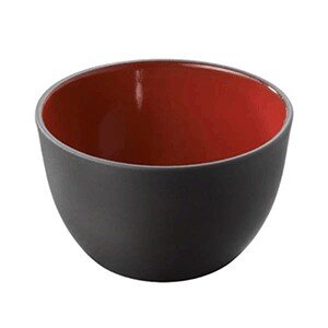Салатник;керамика;300мл;D=10,H=7см;черный,красный COM- 3031484
