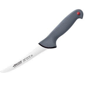 Нож для обвалки мяса «Колор проф»;сталь нерж.,полипроп.;,L=28/14см;серый,металлич. COM- 4072053