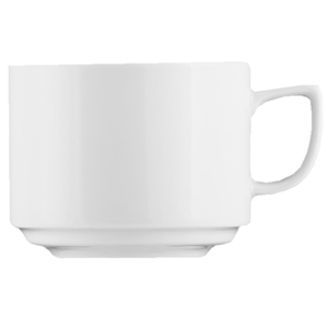 Чашка чайная «Эсс Класс»;фарфор;150мл;D=78,H=60,L=105мм;белый COM- 3140542