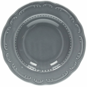 Тарелка глубокая «В.Виена Шарм»;фарфор;300мл;D=230,H=35мм;серый COM- 3012321