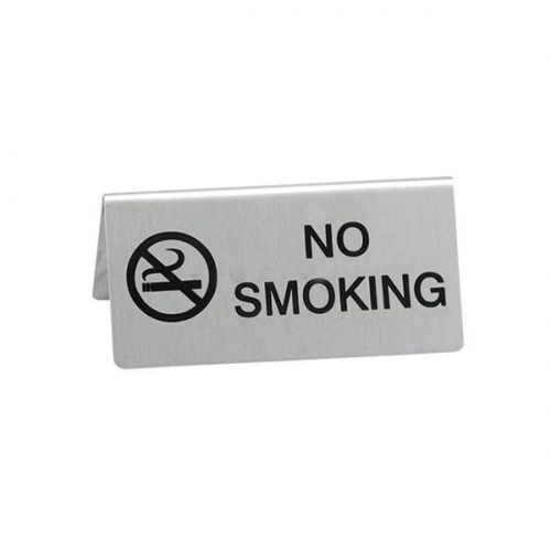 Табличка "Не курить" 120*50 мм. нерж.  /1/100/