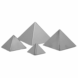 Форма кондитерская «Пирамида»[6шт];сталь нерж.;D=6,H=4см COM- 4144540