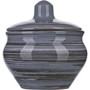 Горшок для запекания «Пинки»;керамика;200мл;D=95мм;серый COM- 3051148