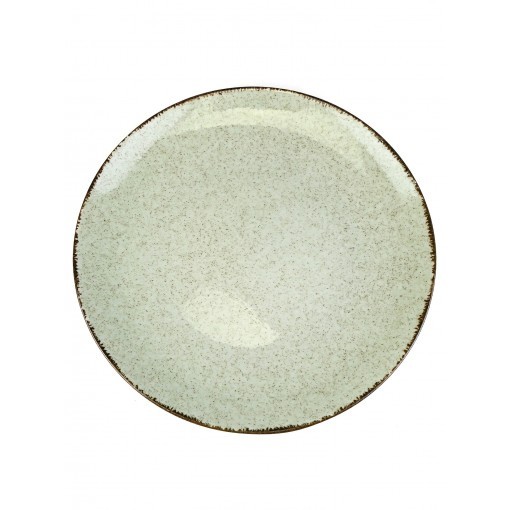 Тарелка плоская 25см, мятный, Pearl, Kutahya, KUT - 305274