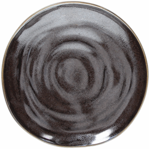 Тарелка «Органика Бронз» мелкая;фарфор;D=177,H=30мм;коричнев. COM- 3010534