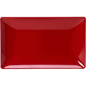 Блюдо для суши «Карма»;пластик;,H=25,L=330,B=200мм;красный,черный COM- 03022467