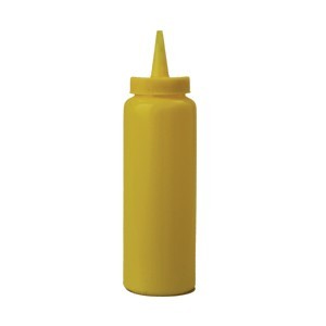 Емкость для соусов;пластик;230мл;D=50,H=175мм;желт. COM- 4141411