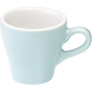 Чашка кофейная «Тулип»;фарфор;80мл;,H=60,L=85,B=65мм;голуб. COM- 3130968