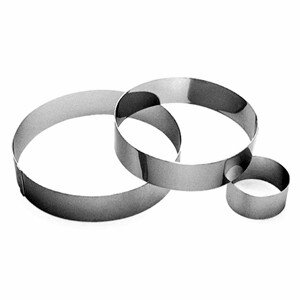Кольцо кондитерское;сталь нерж.;D=200,H=45мм;металлич. COM- 4140150