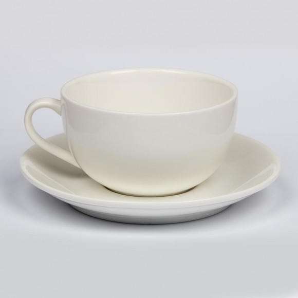 Чайная пара 300 мл белая d 10,5 см h6 см Barista (Бариста) фарфор  [4], RIC - 81229559