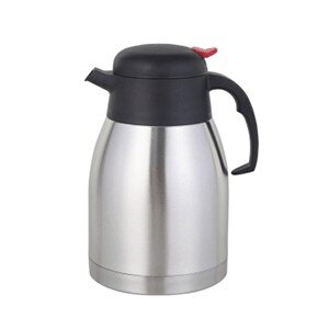 Термос д/кофе и чая красная кнопка;сталь,пластик;1,5л;,H=22,L=16,8,B=13,6см;серебрист.,черный COM- 3150617