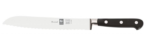 Нож для хлеба 200/320 мм. с волн. кромкой кованый Universal Icel /1/