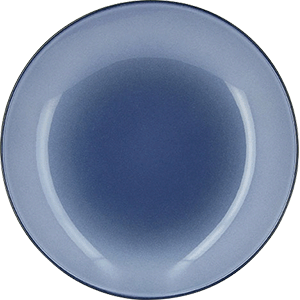 Салатник «Экинокс»;керамика;1л;D=240,H=25мм;синий COM- 3031849
