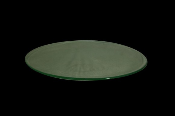 Блюдо круглое d=300 мм. прозр. стекло 3D /1/12/