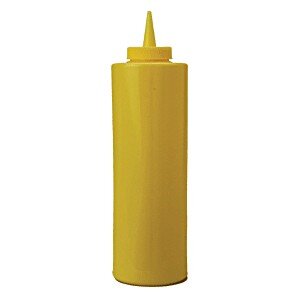 Емкость для соусов;пластик;350мл;D=55,H=205мм;желт. COM- 4141417