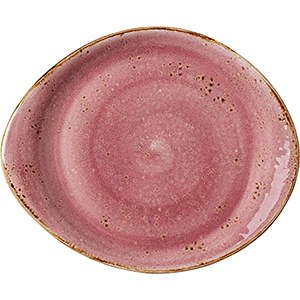 Тарелка «Крафт Распберри» мелкая;фарфор;D=25,5см;розов. COM- 3014322