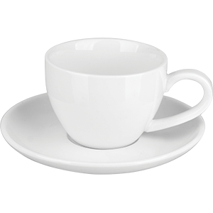 Кофейная пара «Кунстверк»;фарфор;90мл;D=112,H=49,L=90мм;белый COM- 3130625