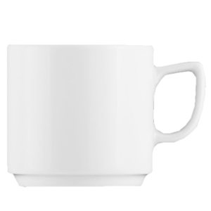 Чашка кофейная «С-Класс»;фарфор;90мл;D=55,H=55,L=80мм;белый COM- 3130521