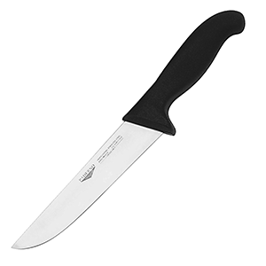 Нож кухонный универсальный;сталь,пластик;,L=180/310,B=35мм;черный,металлич. COM- 9101286