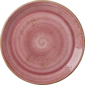 Тарелка «Крафт Распберри» мелкая;фарфор;D=30,H=2см;розов. COM- 3014316