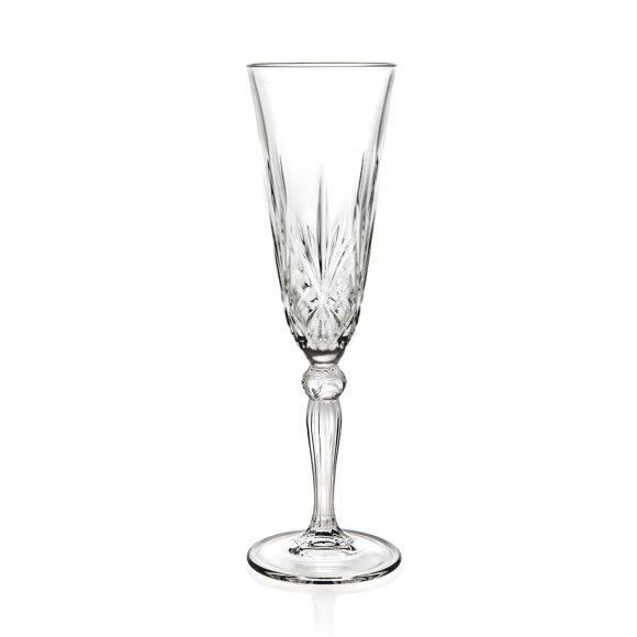 Бокал-флюте для шампанского 160 мл хр. стекло Style Melodia RCR Cristalleria [6], RIC - 81262041