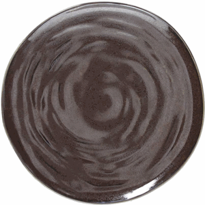 Тарелка мелкая «Органика Бронз»;D=28,H=3см;коричнев. COM- 3013145