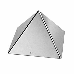 Форма кондитерская «Пирамида»;сталь нерж.;,H=77,L=90,B=90мм;металлич. COM- 4140117
