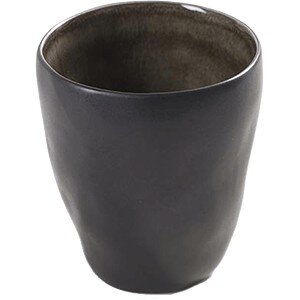 Стакан для горячих напитков «Пьюр»;керамика;300мл;D=75,H=90мм;серый COM- 1010132