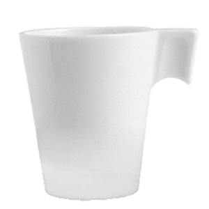 Чашка кофейная «Арома»;стекло;80мл;D=55,H=65,L=75мм;слон.кость COM- 3130238