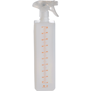 Бутылка мерная для сиропа с распылителем;пластик;1л;,H=30,L=7,B=7см COM- 3101018