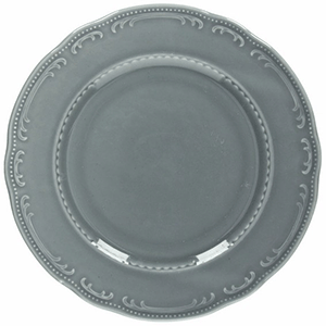 Тарелка «В.Виена Шарм» мелкая;фарфор;D=280,H=24мм;серый COM- 3012441