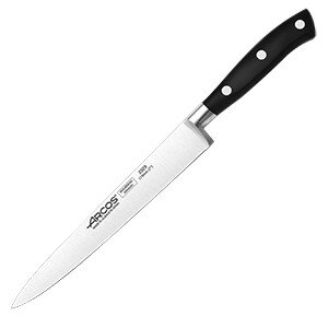 Нож для филе «Ривьера»;сталь нерж.,полиоксиметилен;,L=286/170,B=25мм;черный,металлич. COM- 4072031
