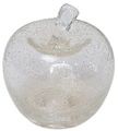 Декоративный фрукт - яблоко, D.10 H.11,5 см, декор CLEAR/GOLD