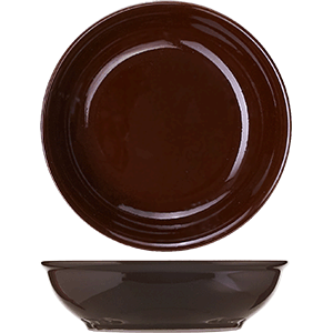 Салатник «Лайфстиль»;фарфор;D=13см;коричнев. COM- 3031955