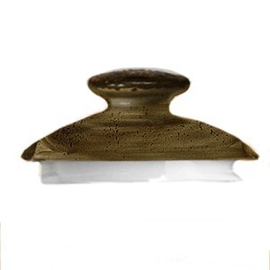 Крышка для чайника «Крафт»;фарфор;коричнев. COM- 3150904