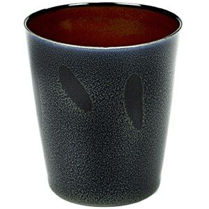 Стакан для горячих напитков;керамика;310мл;D=85,H=95мм;синий,коричнев. COM- 1011102