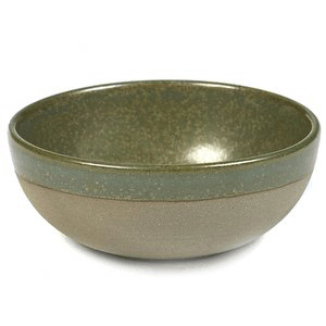 Салатник «Серфис»;керамика;175мл;D=110,H=45мм;серый,зелен. COM- 3030878